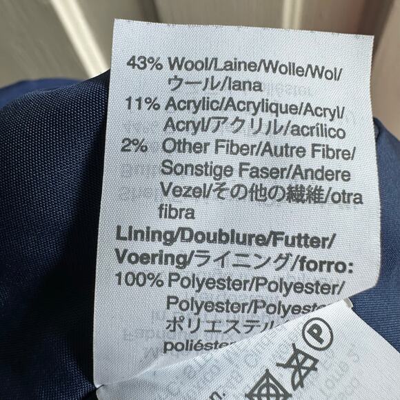 J Crew Plaid Ruffle Front Mini Skirt in Double Serge Wool - Picture 7 of 8